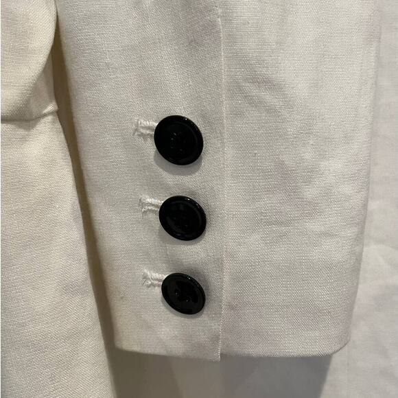 Vince Linen Blend Jacket Size 6 - Picture 3 of 8